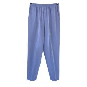 Vintage Lavender Purple Pants Womens Elastic Waist Relaxed Fit Comfy grannycore